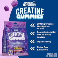 Pure Creatine Gummies (20 Servings)